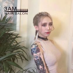 点击看大图 -3AM HAIR SALON染发接发