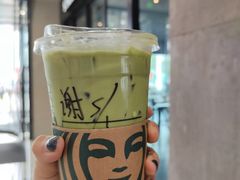 冰燕麦抹茶拿铁-星巴克(清远万达广场店)