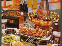 -宝记烧烤·碳锅羊肉·羊蝎子火锅·夜食社(文体路创始店)