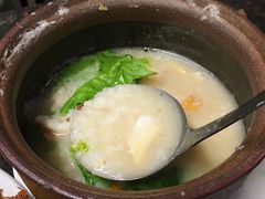 象拔蚌扇贝粥-适口餐厅砂锅粥(公信路总店)