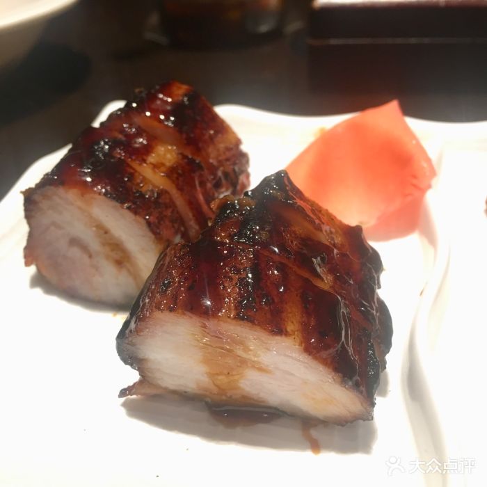 炳胜品味(珠江新城店)脆皮叉烧拼秘制黑叉烧图片 - 第11082张