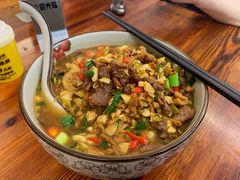 鸡肠牛肉汤面-跃跃鸡肠面(人民北路店)