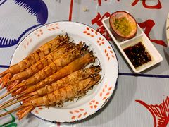 裸烤九节虾-辉记炭烧海鲜大排档·老字号(福田店)