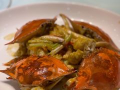 葱姜梭子蟹-鹊华居·地道鲁菜·海鲜·融合味(大明湖店)