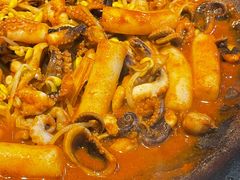 八爪鱼微辣-红辣椒八爪鱼特色韩国料理