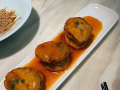 茄饼鱼香肉-周渝食惦·酸菜鱼精致川菜(横岗店)