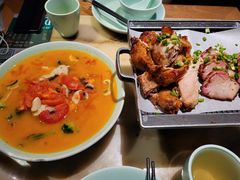 烤鸡烤肉拼盘-绿茶餐厅