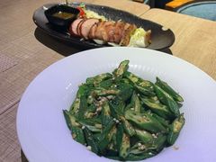 三巴酱炒秋葵-野米东南亚餐厅(欢乐海岸店)