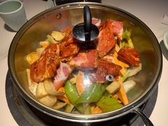 黑猪里脊焖锅-猪啊牛呀羊啊铜盘烤肉(正大广场店)