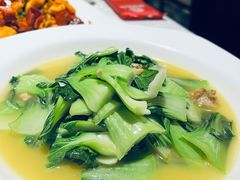 油渣青菜-湖庭壹品鸭王·传统北京烤鸭·别墅私房菜·庭院宵夜(江宁店)