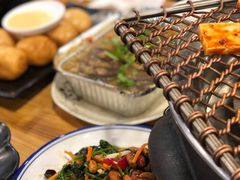 老醋菠菜花生-大壮家原味烤肉(兴华北街店)