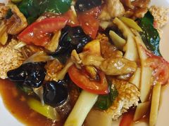 锅巴肉片-龙抄手食府(浣花北路店)