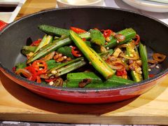 小炒秋葵-小大董·烤鸭(凤凰汇店)