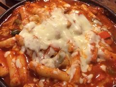 奶酪海鲜炒米条-包装马车·韩国料理·포장마차