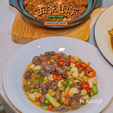 炒海贝肉配米饭❗️我人没了‼️