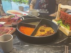 -热火朝天鲜切牛肉火锅(南强街巷店)