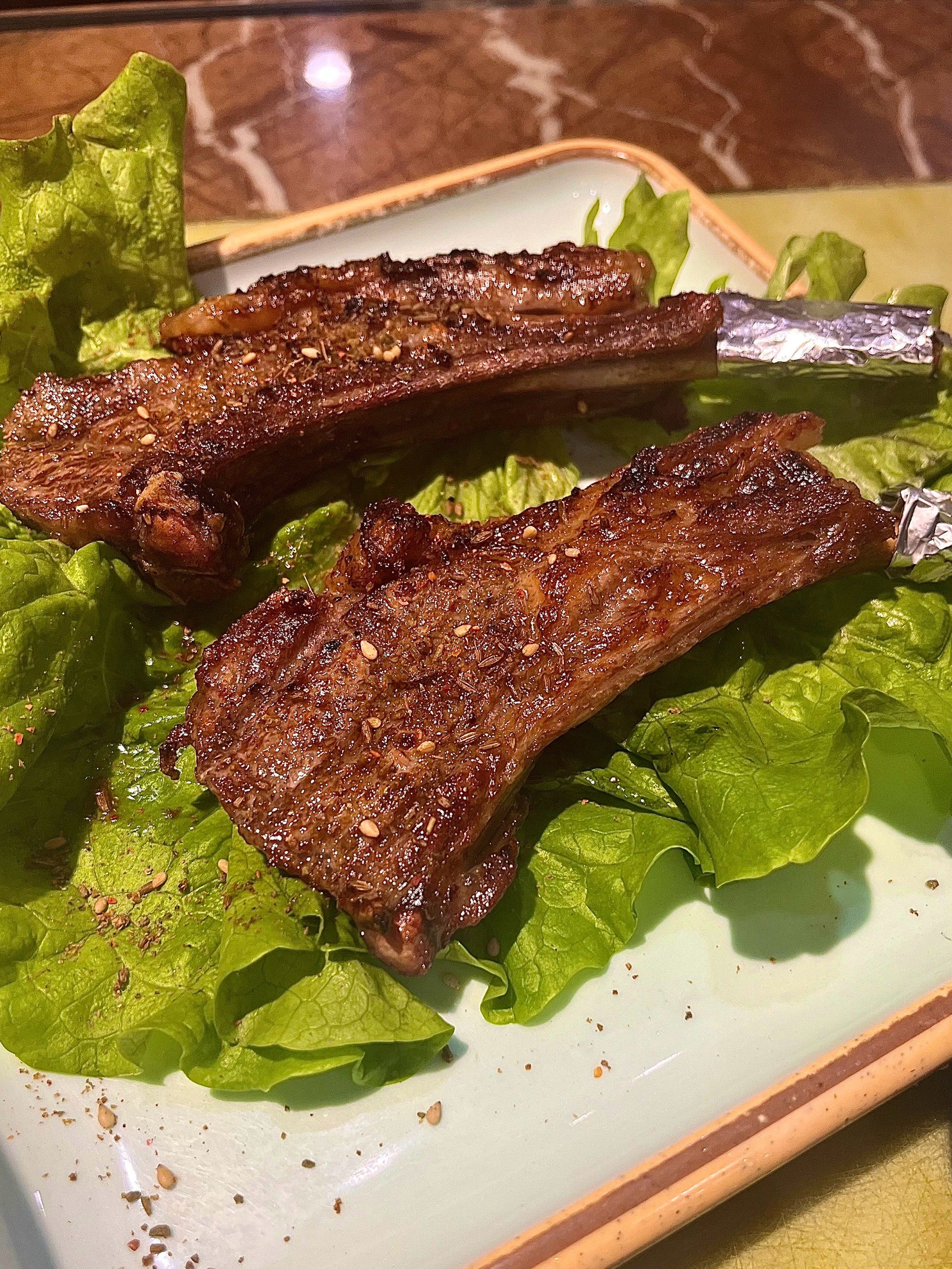 法式烤羊排,快炫我嘴里