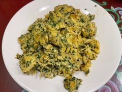 沙葱炒鸡蛋-格日勒阿妈蒙古厨房(大召店)