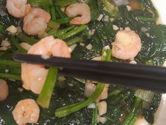 虾仁烧菠菜-老健康贾姨原味馆