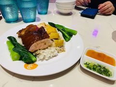 香妃切鸡拼烧鸭饭-龙记·香港茶餐厅(海上世界店)