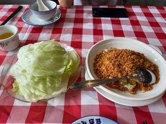 生菜虾松-老妈私房菜