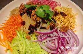Meat Sauce Mixed Salad