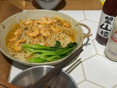蟹黄虾仁捞面-十面欢腾·海鲜面·台式Bistro(长乐路店)