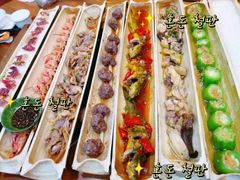 -胡须哥网红竹筒菜