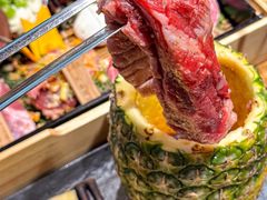 菠萝牛肋条烤肉-黑牛の店·和牛烧肉(大悦城店)