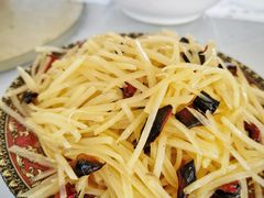炝炒土豆丝-三岔涧农家乐