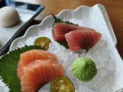 三文鱼刺身-九井澤精致料理(金茂店)