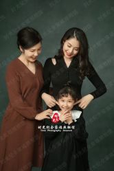 -时光纪亲子全家福照相馆(静安店母女写真父母纪念照)