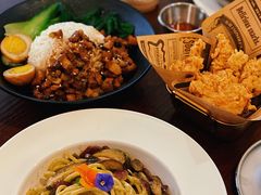 油煎带子青酱意面-Miss Q Family甜品·蛋糕·法甜咖啡