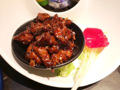 雪花糖醋里脊-绿茶餐厅(乐峰广场店)