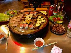 秘制五花肉-老姐石板烧烤+铜炭火锅(总店)