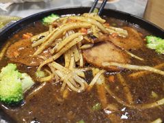 铁板黑椒牛排-一盏明灯全素斋(殊像寺店)