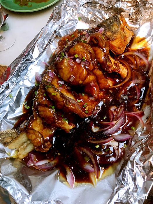 晟永兴烤鸭店(三里屯店)铁板烧汁鲈鱼图片 - 第1张