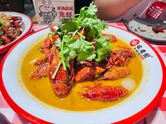 金汤蒜泥小龙虾-在老街·淮安大排档·甜麻干煸龙虾·烧烤(河下古镇店)