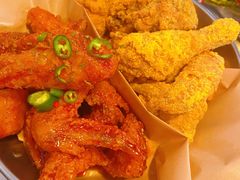 炸鸡翅一半一半-富乐满韩国正宗炸鸡韩国料理(虹泉路店)