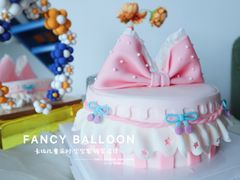 -卡比儿童蛋糕·心意定制·低脂零卡糖动物奶油FancyBALLOON(滨海店)