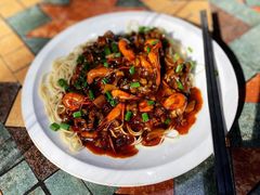 鳝片河虾干挑面-梧桐面馆桐乡阿能面店(印象城店)