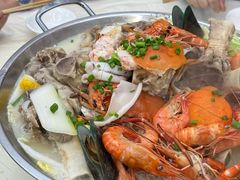 海鲜猪骨煲-凤城康记饭店