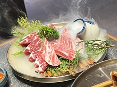 -草家酱蟹炭火烤肉店(珲春南路二店)