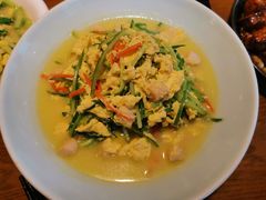 扇贝柱汆鸡蛋-船歌·鱼水饺青岛菜(金狮广场店)