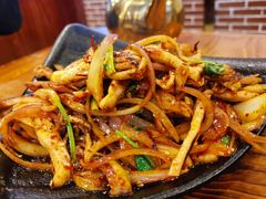 铁板鱿鱼-东北人家铁锅炖(鞍山路店)