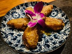 咸蛋黄酱香鸡翅-上楼私房菜(院士路店)