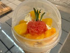 手抄芒芒甘露冰-喜茶(深圳万象城黑金店)