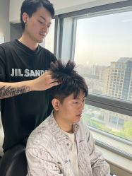 -型男帮男士假发补发·佩戴式发型
