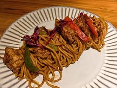 黑椒牛柳意大利面-本处·素食·融合料理(南油店)