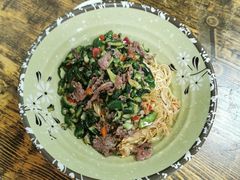 黄瓜皮炒牛肉-刘氏三和面馆